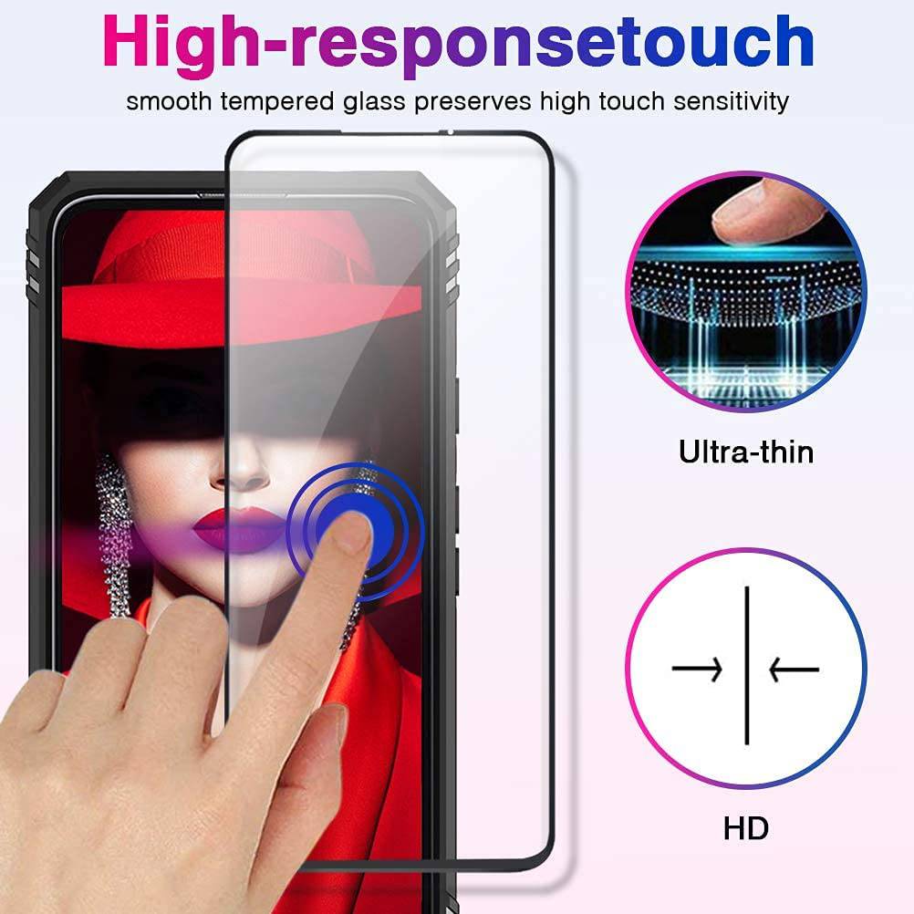 2022 Luxury Armor Ring Bracket Phone case For Google Pixel 4A With 2-Pack Screen Protectors - Libiyi
