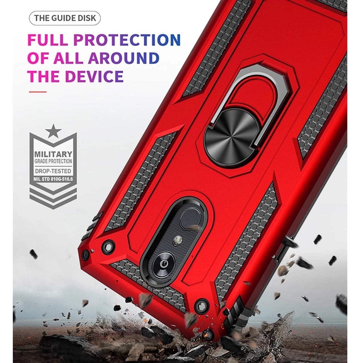 2021 New Luxury Armor Ring Bracket Phone case For LG Stylo5-Fast Delivery - Libiyi