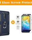 Navy / LG stylo 5/5X/5V / With Tempered Glass Screen Protector