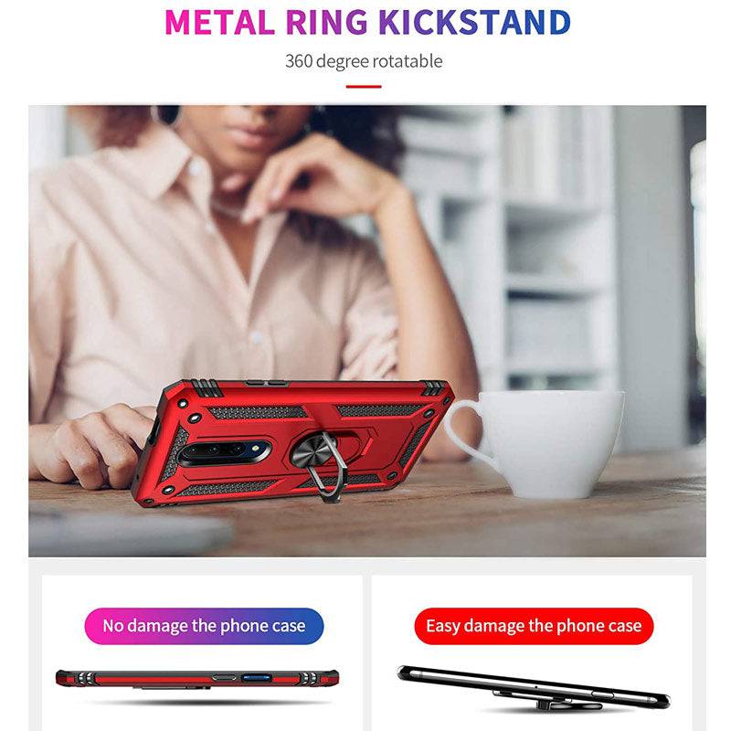 2022 Luxury Armor Ring Bracket Phone case For OnePlus 7 Pro Case - Libiyi