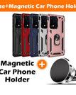Vermelho / S20 Ultra / Com suporte magnético para telefone para carro