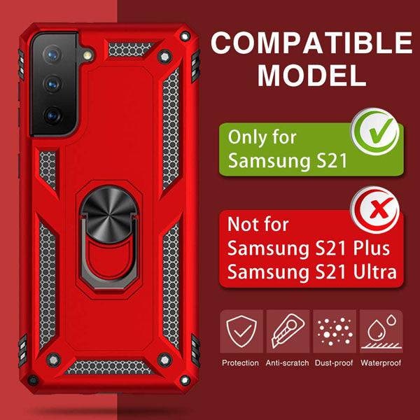Luxury Armor Ring Bracket Phone Case For Samsung S21 FE(5G) - Libiyi