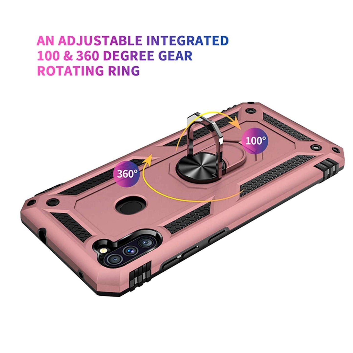 Luxury Armor Ring Bracket Phone Case For Samsung A11-Fast Delivery - Libiyi