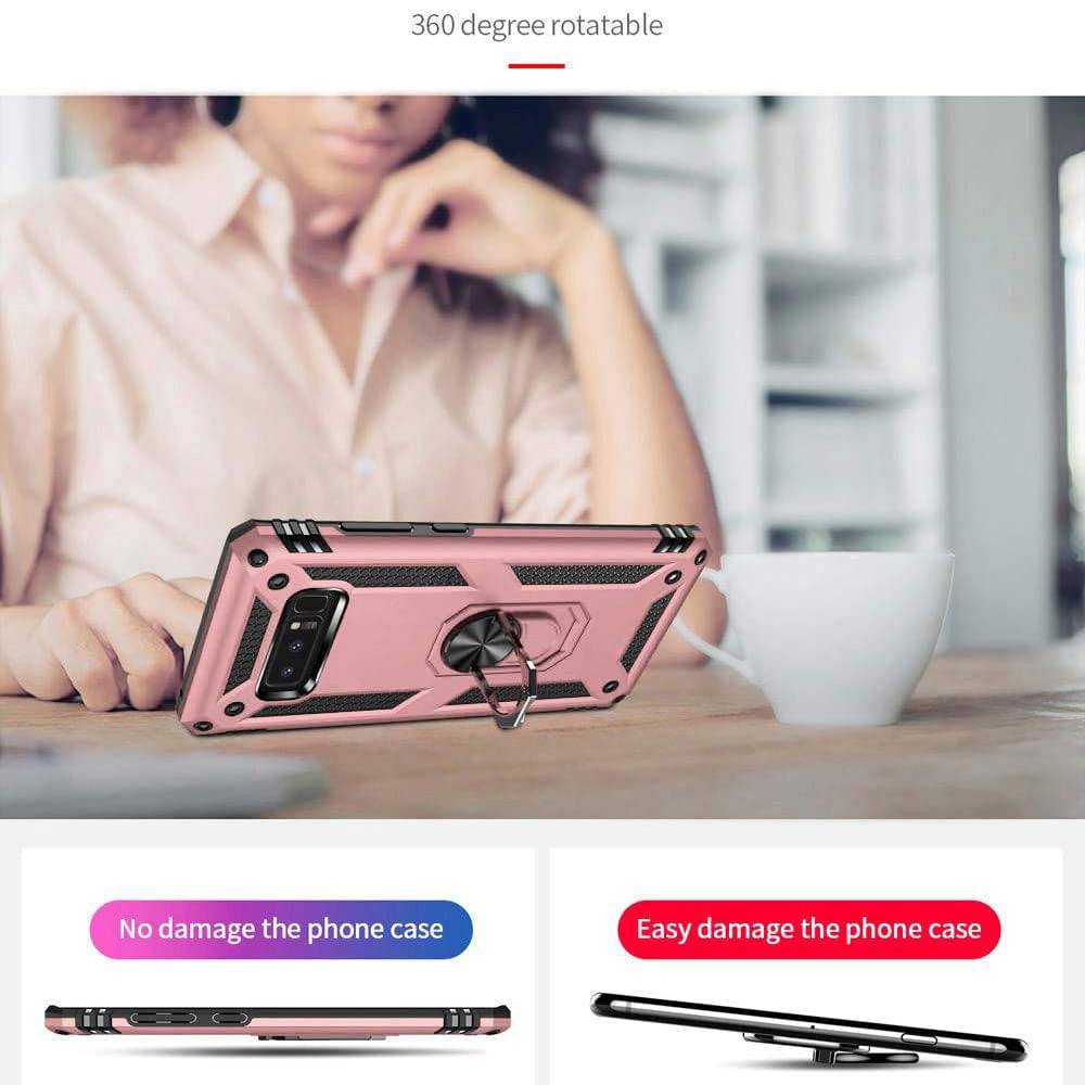 Luxury Armor Ring Bracket Phone Case For Samsung Note 8-Fast Delivery - Libiyi