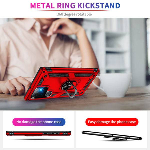 Luxury Armor Ring Bracket Phone Case For Samsung S22 Series - Libiyi