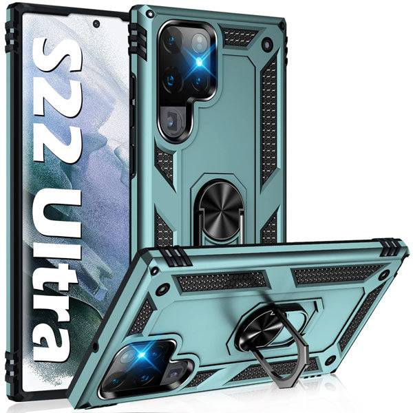 Luxury Armor Ring Bracket Phone Case For Samsung S22 Series - Libiyi
