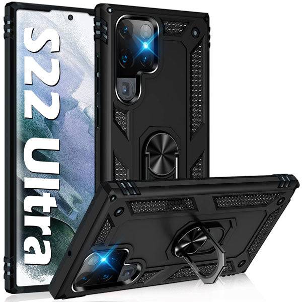 Luxury Armor Ring Bracket Phone Case For Samsung S22 Series - Libiyi