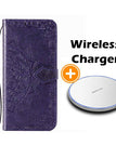 Violet / Galaxy A21 (États-Unis) / Boitier+Chargeur Sans Fil (15W)