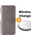 Gris / Galaxy A21 (États-Unis) / Boitier+Chargeur Sans Fil (15W)