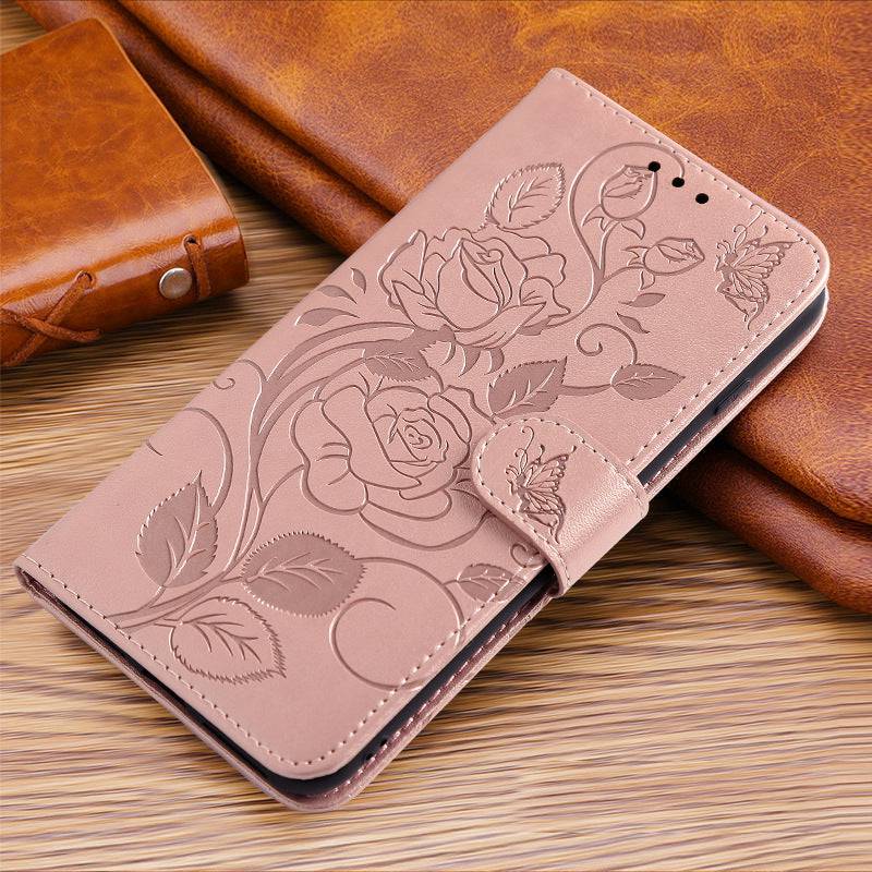 3D Embossed Rose Wallet Case For Google Pixel 6 Pro - Libiyi