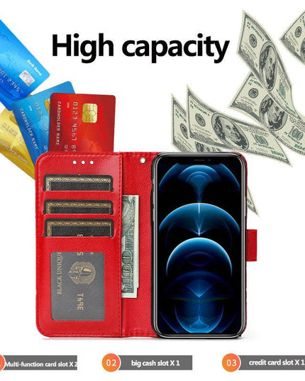 3D Embossed Rose Wallet Case For Samsung A42(5G) - Libiyi