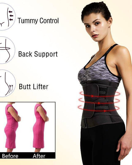 Women Waist Trainer Corset Sport Girdle Slimming Shaper(Sauna Sweat Faja) - Libiyi