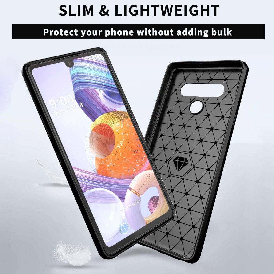 Luxury Carbon Fiber Case For Samsung A10E - Libiyi