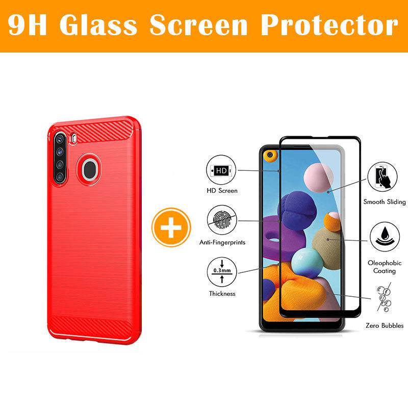 Luxury Carbon Fiber Case For Samsung A21(US and EU Version) - Libiyi