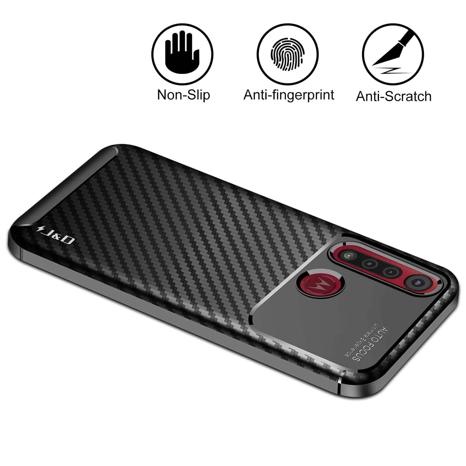 Carbon Fiber TPU Ultra Slim Fibre Case For Moto - Libiyi