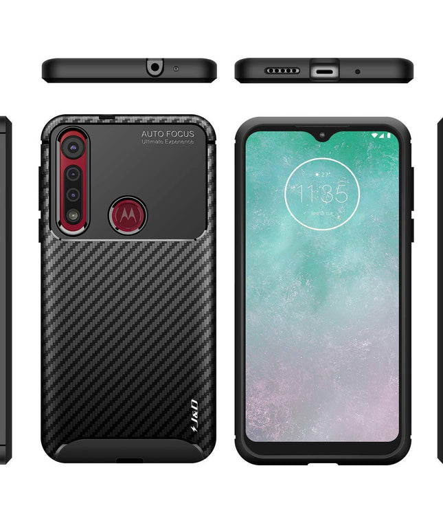 Carbon Fiber TPU Ultra Slim Fibre Case For Moto - Libiyi