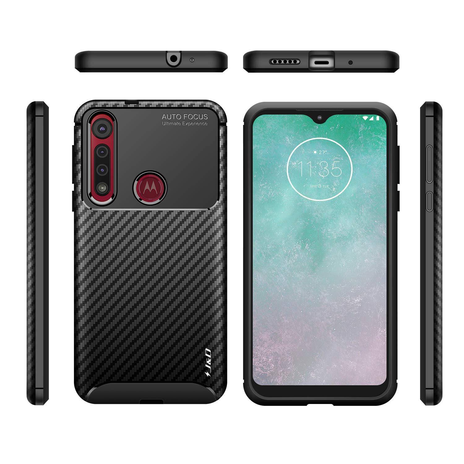 Carbon Fiber TPU Ultra Slim Fibre Case For Moto - Libiyi