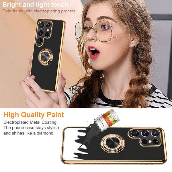 Slim Thin Finger Ring Case For Samsung S22 Series - Libiyi