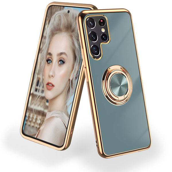 Slim Thin Finger Ring Case For Samsung S22 Series - Libiyi