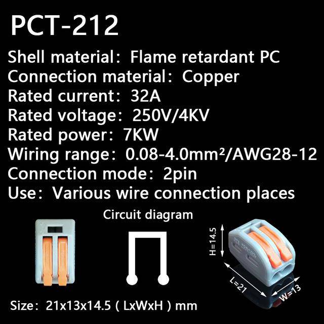 Push-In Terminal Block Wire Connector（Buy more get more discount） - Libiyi