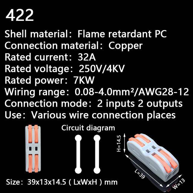 Push-In Terminal Block Wire Connector（Buy more get more discount） - Libiyi