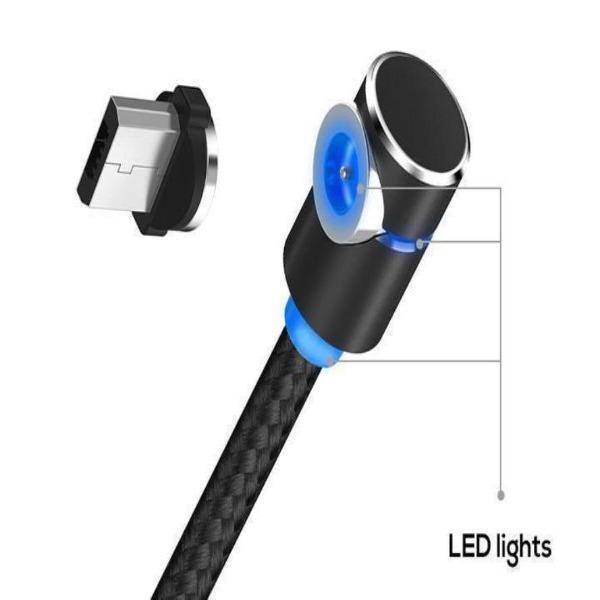 3 in 1 360° Magnetic Charging Cable for Huawei iPhone Samsung - Libiyi