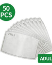 Filtres PM2,5 supplémentaires (50 pièces)