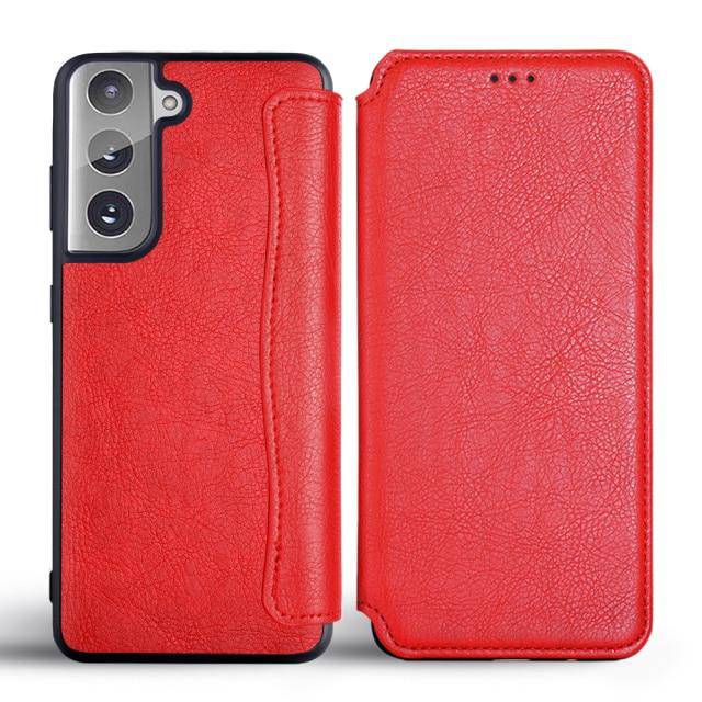 Flip Leather Case for Samsung Galaxy S21 Series - Libiyi