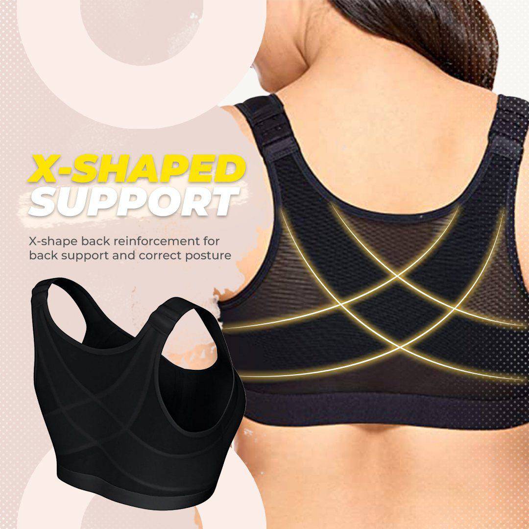 Front Closure Support Sport Bra - Libiyi