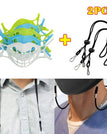 Branco / 3 unidades/conjunto / Com cordões (2 unidades)